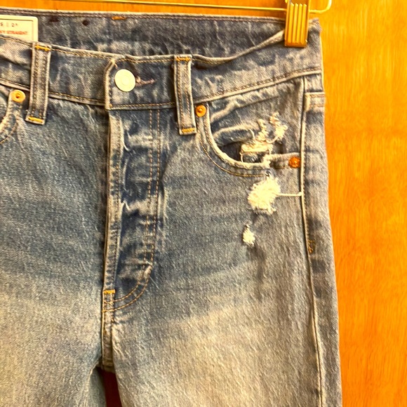 Gap denim cheeky straight leg high rise jeans - Picture 4 of 13